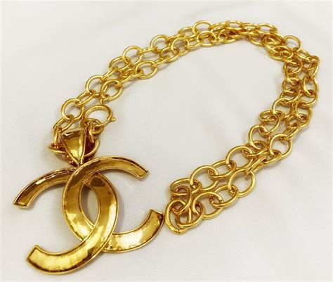 chanel kette gold